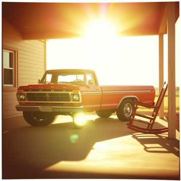 Red Ford Truck