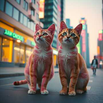 raspberry cat bosses in love