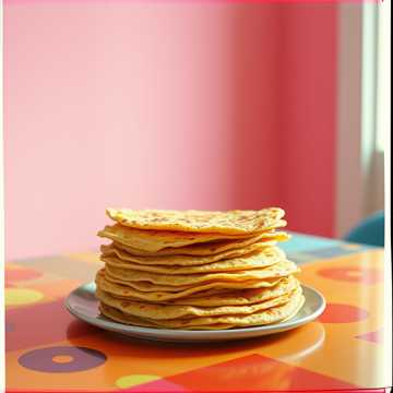 tortillas vista hermosa