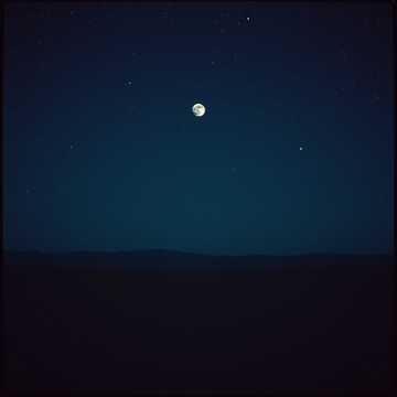 La luna y la música