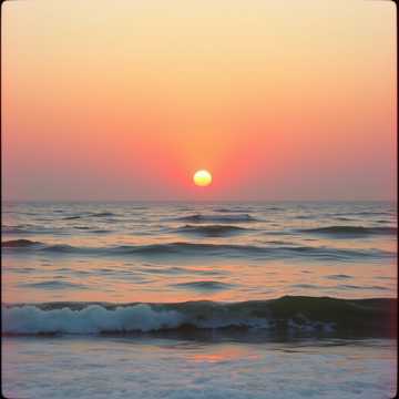 Sonnenuntergang am Meer