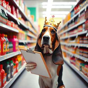 Brutus the Bassett Hound