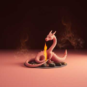 The Mad Pink Dragon Puff