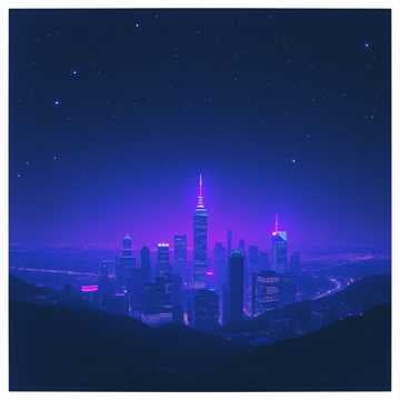 Echoes in the Neon Night