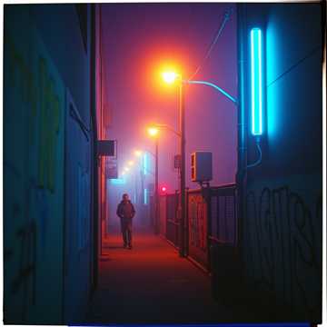 Street Lights Glow