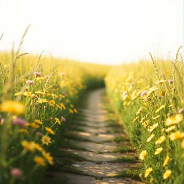 Sunlit Stroll
