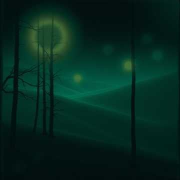 Green Hills and Halo Lights